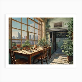 Window To The City Art Print