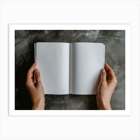 Blank Book (24) Art Print