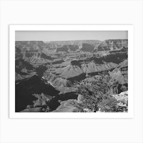 Untitled Photo, Possibly Related To Grand Canyon Of The Colorado River, Grand Canyon, Arizona By Russell Lee Art Print