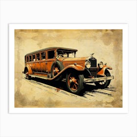 Vintage Car Art Print