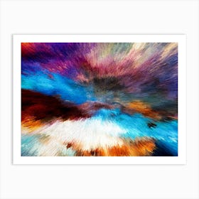 Acrylic Extruded Painting 639 Art Print