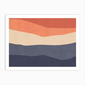 Abstract Landscape - Rb01 Art Print