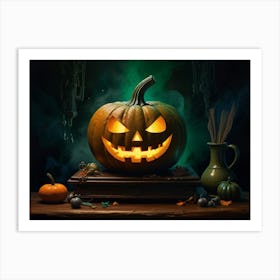 Halloween Pumpkin 12 Art Print