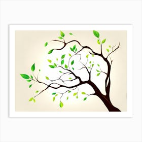  BRANCH VECTOR ART Art Print