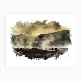 El Tatio Geysers, Norte Grande, Chile Art Print