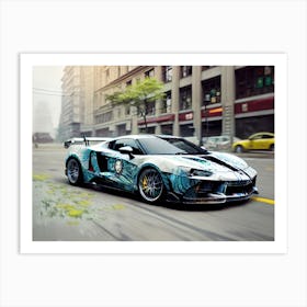 Lamborghini 211 Art Print