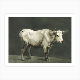 Standing Bull Painting, Jean Bernard Art Print