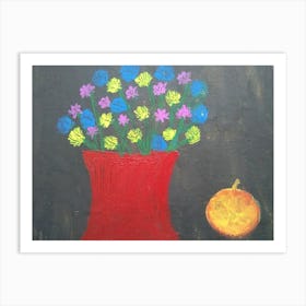 Flowers In A Vase Art Print