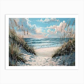 Peaceful Beach 9 Art Print