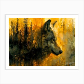 Wolf Vs - Wolf Wilderness Art Print
