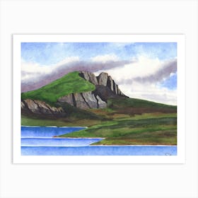 A Scottish Loch Art Print