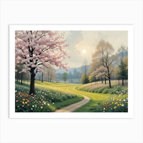 Cherry Blossoms 8 Art Print