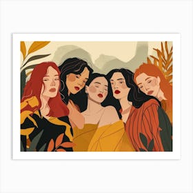 Kpop Girl Group Art Print