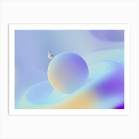 Abstract Sphere Art Print