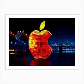 Apple At Night Art Print