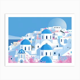 Santorini 11 Art Print