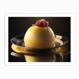 Custard Pudding Art Print