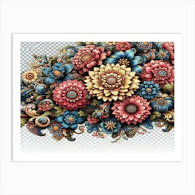 Floral Bouquet 1 Art Print