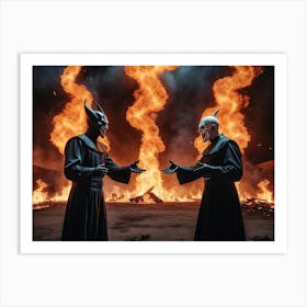 Default Experience The Ultimate Showdown Between Good And Evil 0 Art Print