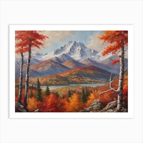 Fall In The Mountains Art Print