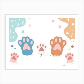 Cat Paw (15) Art Print