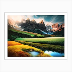 Mountain Landscape 3 Art Print