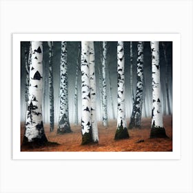 Birch Forest 73 Art Print