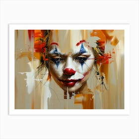 Clown Face Art Print