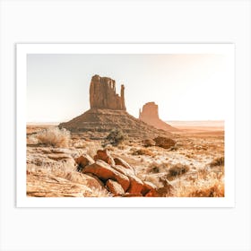Morning In Monument Valley Art Print