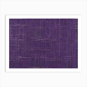 Purple Abstract Art Print