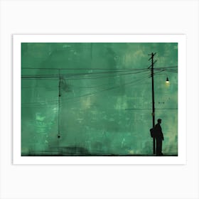 Man On The Street Art Print