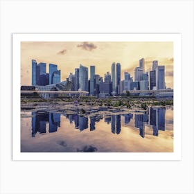 Singapore City Art Print