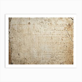 Ancient Stone Wallpaper Encompassing Clean Empty Sheetdoesnt Come Armed With Any Antecedents Set (1) 2 Art Print