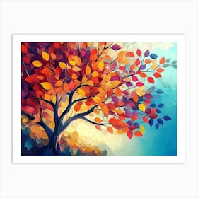 Autumn Tree 3 Art Print