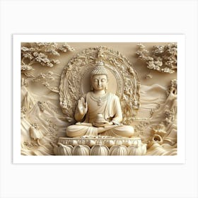 Buddha 13 Art Print