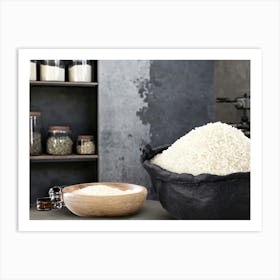 Rice In A Bowl Art Print