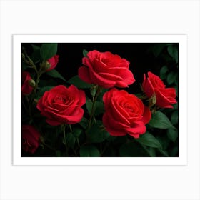 Red Roses 2 Art Print