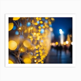 Christmas Lights 3 Art Print