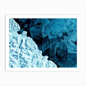 Antarctic Ice Sheet Art Print