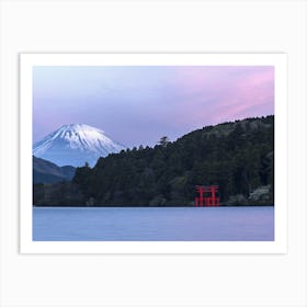 Pink Fuji Art Print