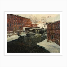 Mill Scene, Claude Monet Art Print