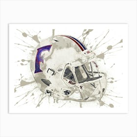 Florida Gators NCAA Helmet Poster 1 Art Print