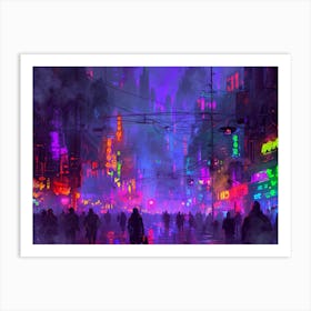 Futuristic City Art Print