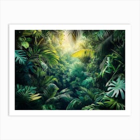 Tropical Jungle 9 Art Print