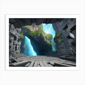 3d Background (102) Art Print