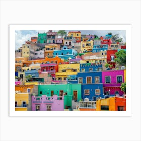 Colorful Mexico City Art Print