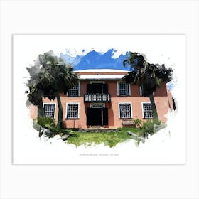 Verdmont Museum, Bermuda, Caribbean Art Print