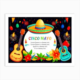 Cinco De Mayo 3 Art Print