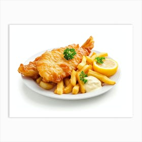 Fish And Chips 5 Art Print