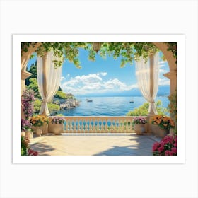 Beautiful Sea View Art Print